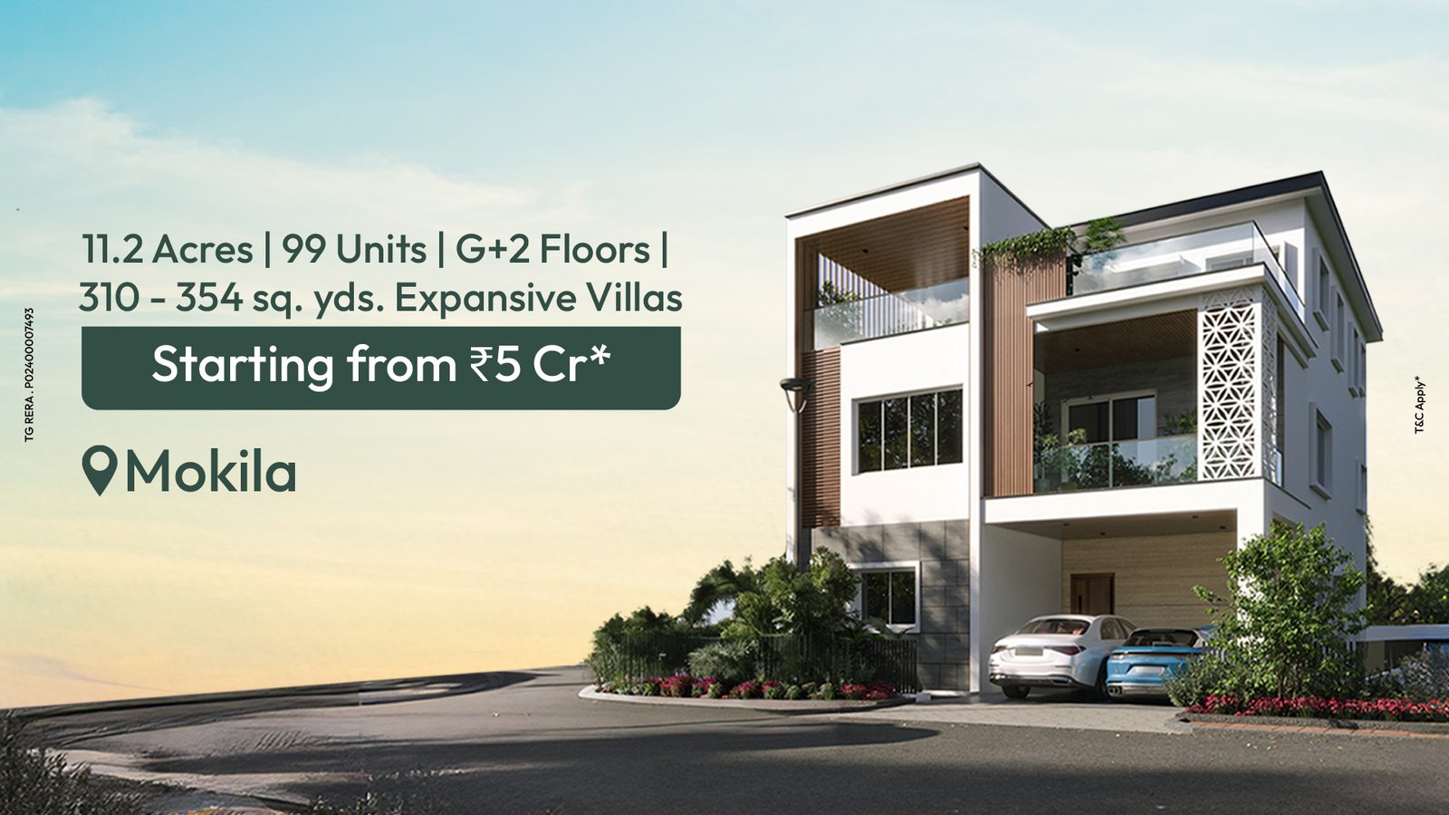 luxury villas in Mokila